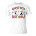 Retro Cafeteria Boo Crew Cafeteria Worker Ghost Halloween T-Shirt