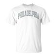 Retro Philadelphia Souvenir Classic Philadelphia Grey Green T-Shirt