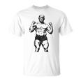 Ropa De Gimnasio Divertida Y Patriótica Donald Pump Trump Flex Camiseta unisex
