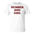 Rosé Number One Girl Camiseta unisex
