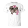 Sad Hamster Meme Drink Bottle Gray T-Shirt