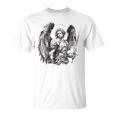 Saint Michael The Archangel Tattoo Style T-Shirt