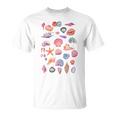 Shell Collector Seashell Beach Shelter Shell Shell Shell T-Shirt