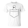 Silkie Chicken In A Pocket Cute Pocket Silkie Chicken T-Shirt