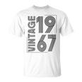 Sintage De 1967 Para Retro Divertidas Cumpleaños De 1967 Camiseta unisex
