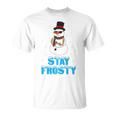 Stay Frosty Shirt Christmas Shirt Cool Snowman Premium T-Shirt