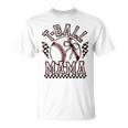 T-Ball Mama Mom Mother's Day Coquette -Ball Womens T-Shirt