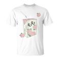 Texto Japonés De Los 90 Jugo De Durazno Estético Otaku Anime T-Shirt