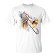 Trombone Instrument De Musique Motif Trombone T-Shirt