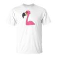 Women's Pink Flamingo In Pocket T-Shirt