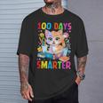 100 Days Of School Cute Cat Boys Girls Kid 100Th Day Teacher T-Shirt Gifts for Him