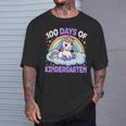 100Th Days Of Kindergarten Unicorn Girls 100 Days Of School T-Shirt Gifts for Him