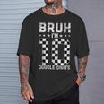 10Th Birthday Race Car Bruh I'm Double Digits 10 Years Old T-Shirt Gifts for Him
