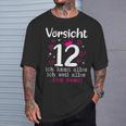 12 Geburtstag Mädchen -Orsicht 12 Jahre Nager T-Shirt Geschenke für Ihn