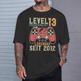 13Th Birthdayideo Gamer Level 13 Unlockedintage T-Shirt Geschenke für Ihn