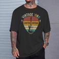1980 Guitar Pick Vintage T-Shirt Gifts for Him