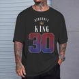 30Th Birthday King Crown 30 Years Bday For Men T-Shirt Geschenke für Ihn