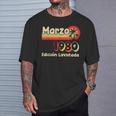 45 Cumpleaños Hombre 45 Años Hecho En 1980 Marzo Camiseta unisex Regalos para él