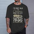 60 Geburtstag Seit 1965 Oldtimer 60 Jahre Alt T-Shirt Geschenke für Ihn