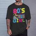 80S Girl 80S Theme Party 80S Outfit T-Shirt Geschenke für Ihn