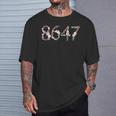 8647 Retro 86 47 Anti-Trump Flower President T-Shirt Gifts for Him
