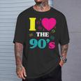 90S Party Outfit Costume Clothing Hits Retro T-Shirt Geschenke für Ihn