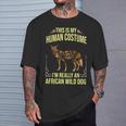 African Wild Dog African Painted Dog Pup T-Shirt Gifts for Him