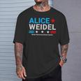 Alice Weidel Fan Item Germany Chancellor 2025 T-Shirt Geschenke für Ihn