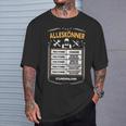 Alleskönner Stundenlohn Craftsman Diy Price List T-Shirt Geschenke für Ihn