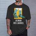 Alman With Sandals For Friends & Colleagues T-Shirt Geschenke für Ihn