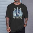 Anhaudax Guitar Bass T-Shirt Geschenke für Ihn