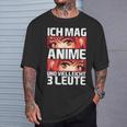 I Like Anime And 3 People Manga Japan Women's Children's T-Shirt Geschenke für Ihn