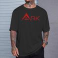 Ark Kryptocurrency -Intage & Distressed Logo T-Shirt Geschenke für Ihn