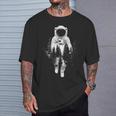 Astronaut Motiv Illustration Astronaut T-Shirt Geschenke für Ihn