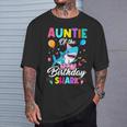 Auntie Of The Shark Birthday Boy Girl Party Family Group T-Shirt Gifts for Him