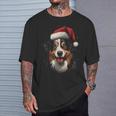 Australian Shepherd Hund Hunde Weihnachten Gassi Hundefan T-Shirt Geschenke für Ihn