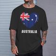 Australische Australien-Flagge T-Shirt Geschenke für Ihn