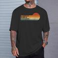 Awesome Like My Daughter Fathers Day Dad Retro Vintage T-Shirt Gifts for Him