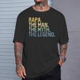 Bapa Man Myth Legend For Dad Papa Father T-Shirt Gifts for Him