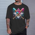 Baseball Drip For Boys Ice Cream Drip Youth Boys Baseball T-Shirt Gifts for Him