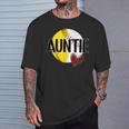Baseball Softball Auntie Proud Softball Baseball Aunt T-Shirt Gifts for Him