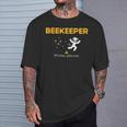 Beekeeper If I Run You Run Beekeeping Bee Hive Owner T-Shirt Gifts for Him