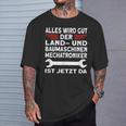 Beruf Land Und Baumaschinenmechatroniker T-Shirt Geschenke für Ihn