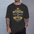 Best Grandpa Birthday King Majesty Crown T-Shirt Geschenke für Ihn