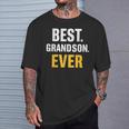 Best Grandson Ever Vintage Father's Day T-Shirt Gifts for Him