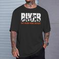 Biker Eat Sleep Ride Repeat Mountainbike Bicicleta Mtb Camiseta unisex Regalos para él