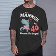 Birthday Saying From 40 Can Wear Everything T-Shirt Geschenke für Ihn