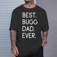 Boston Terrier Pug Mix Best Bugg Dad Ever T-Shirt Gifts for Him