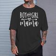 Boy And Girl Mama Mom Of Two Mommy Mother's Day Women T-Shirt Gifts for Him