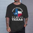 Californie Texas Dictons Patriotique Fierté Texan T-Shirt Cadeaux pour lui